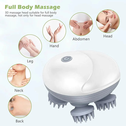 Stress-Relief Scalp Massager ✨