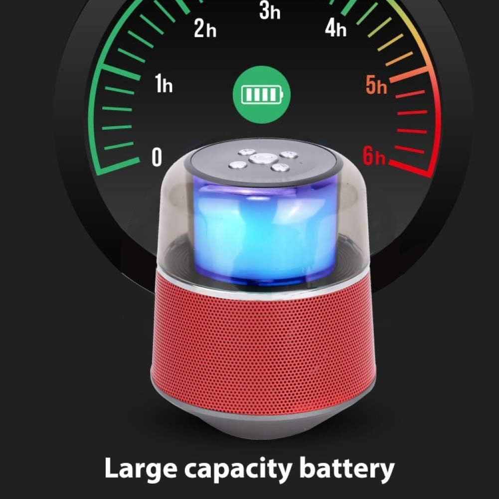 Mini Bluetooth Speaker 🔊✨ | LED Light • TF Card