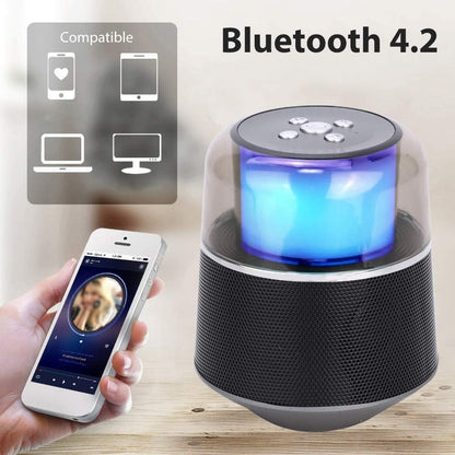 Mini Bluetooth Speaker 🔊✨ | LED Light • TF Card