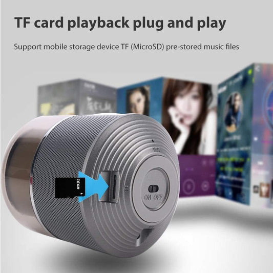 Mini Bluetooth Speaker 🔊✨ | LED Light • TF Card